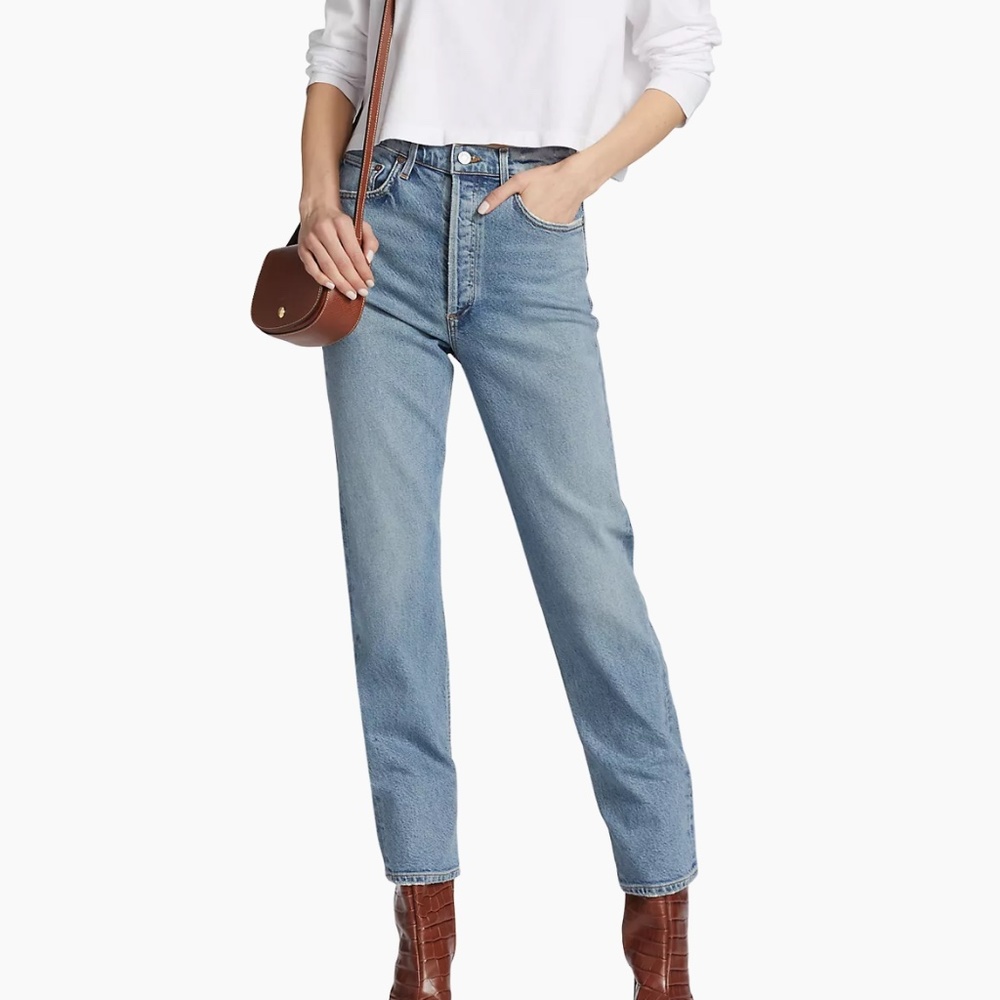 AGOLDE stovepipe slim jeans